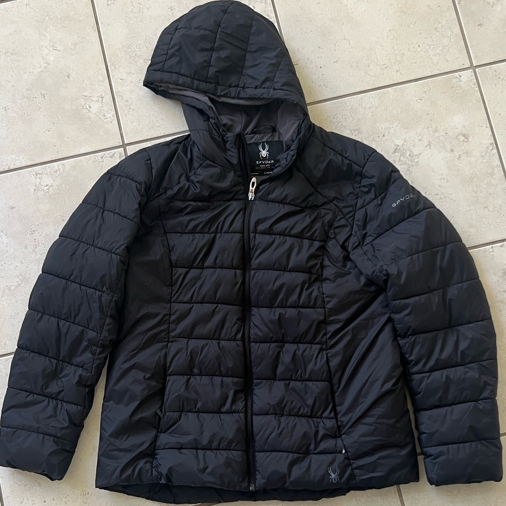 Spyder Men's Hooded Puffer Jacket